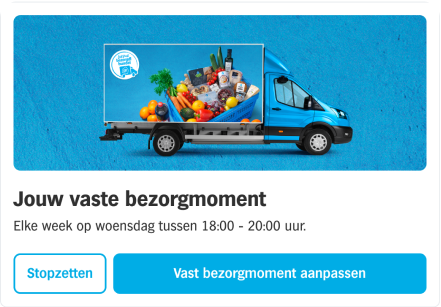 Hoe werkt een vast bezorgmoment?